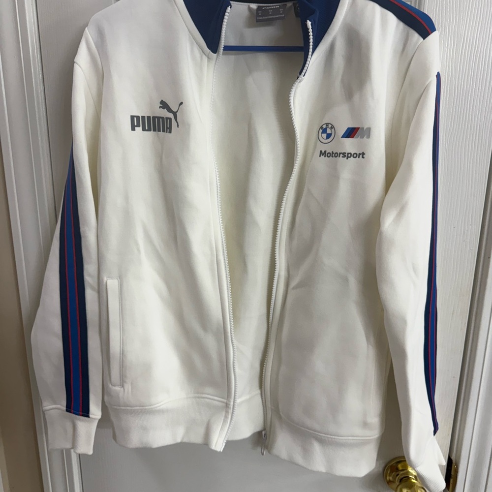 PUMA Ladies BMW Motorsport White Jacket- M